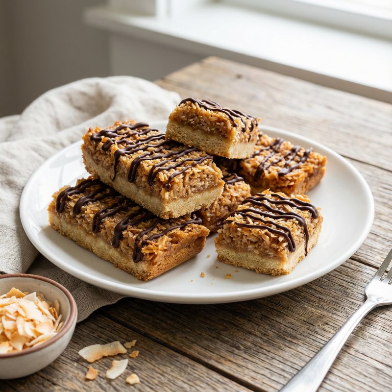 High-Protein Samoa Bars