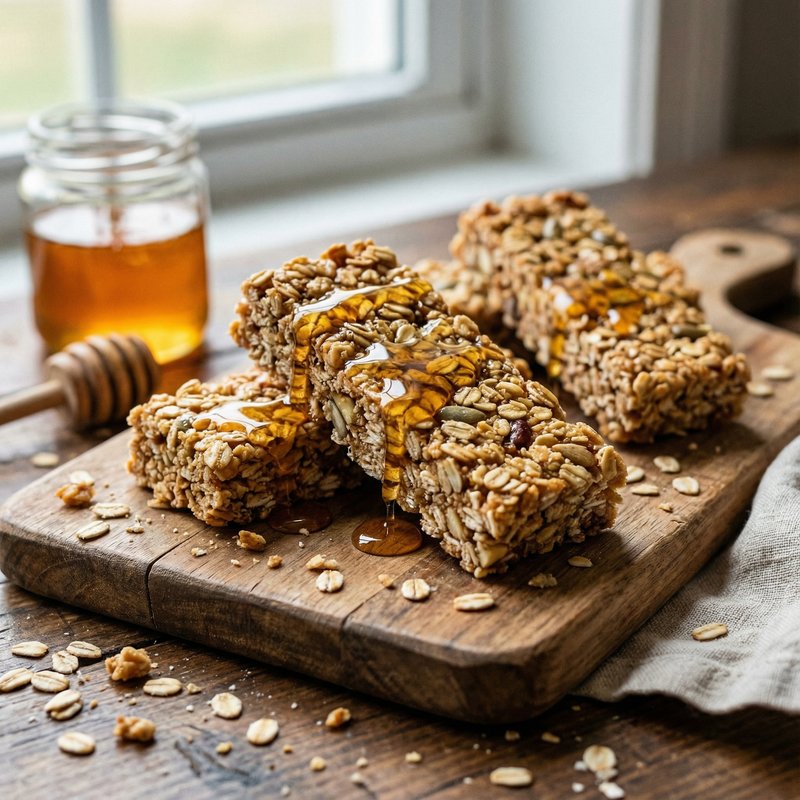 Meal Prep Oat and Honey Protein Bars